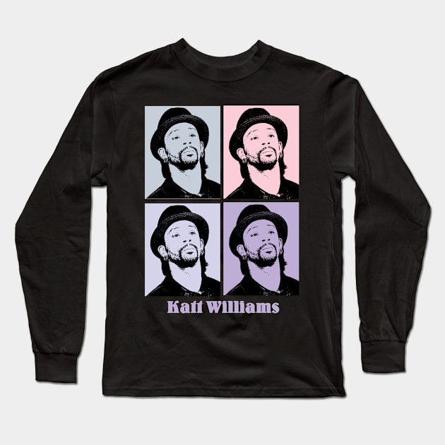 Katt Williams Pop Art Long Sleeve T-Shirt by KERIKIL